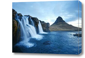 Картина Река Тьорурсау в Исландии